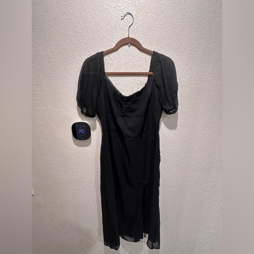 Hollister Black Midi Dress